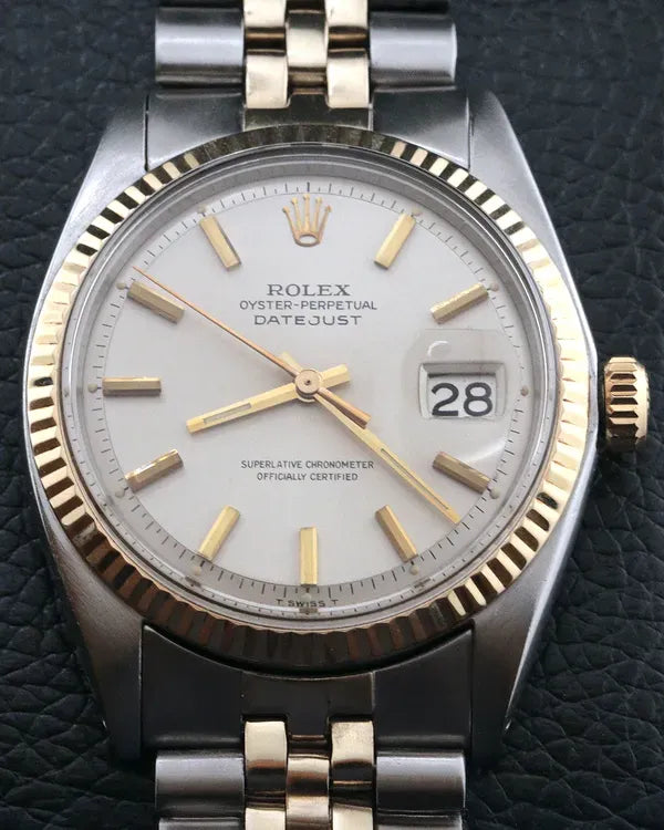 Rolex Datejust 36MM Silver "Pie Pan" Dial Two-Tone Jubilee Bracelet (1601)