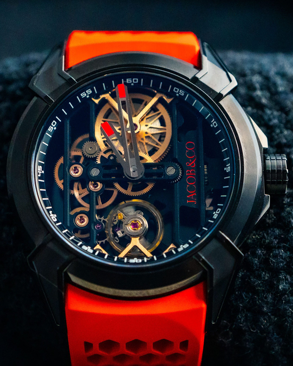 2023 Jacob & Co. Epic X 44MM Skeleton Dial Rubber Strap (EX110.21.AA.AF.ABRUA)