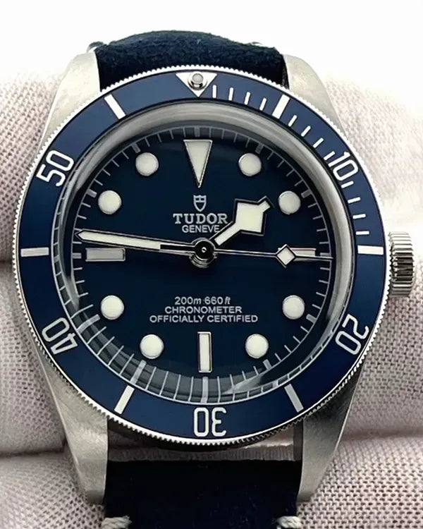 2021 Tudor Black Bay '58 39MM Blue Dial Leather Strap (79030B)