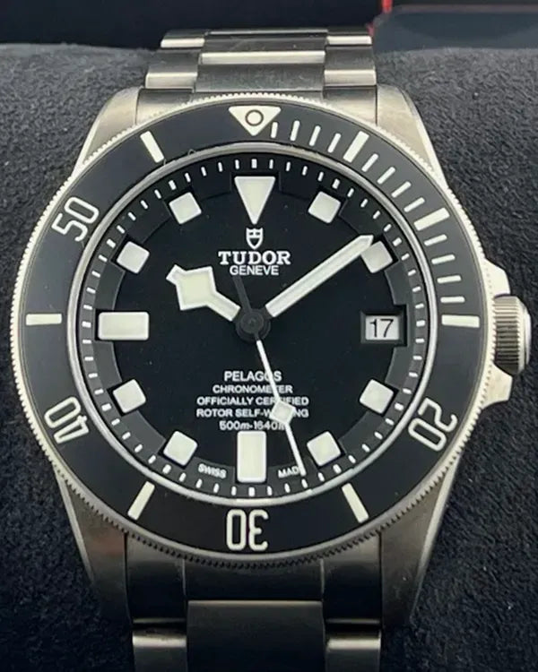 2021 Tudor Pelagos 42MM Black Dial Titanium Bracelet (25600TN)