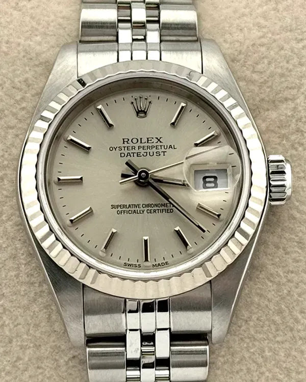 2003 (K Serial) Rolex Lady-Datejust 26MM Silver Dial Jubilee Bracelet (79174)