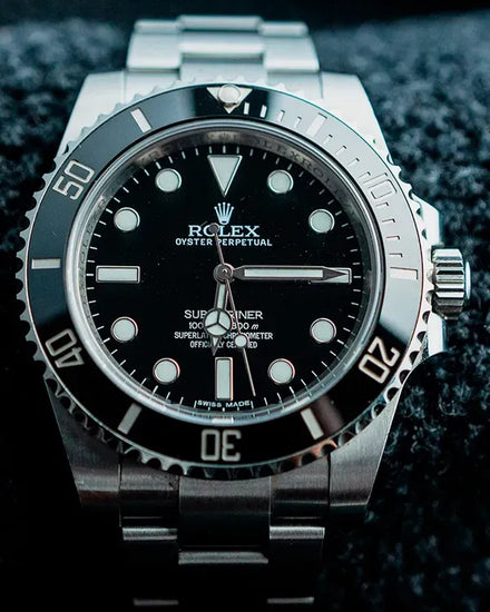 Rolex Submariner No Date 40MM Black Dial Oyster Bracelet (114060)