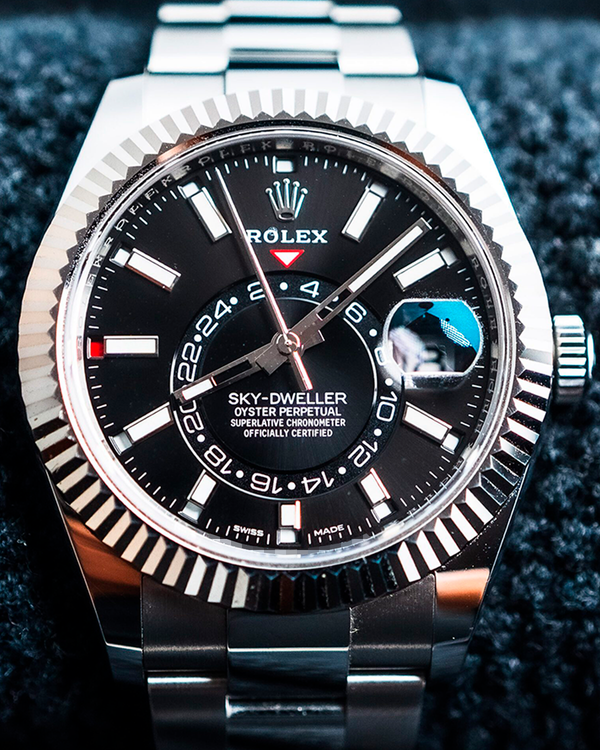 2023 Rolex Sky-Dweller 42MM Black Dial Oyster Bracelet (326934)