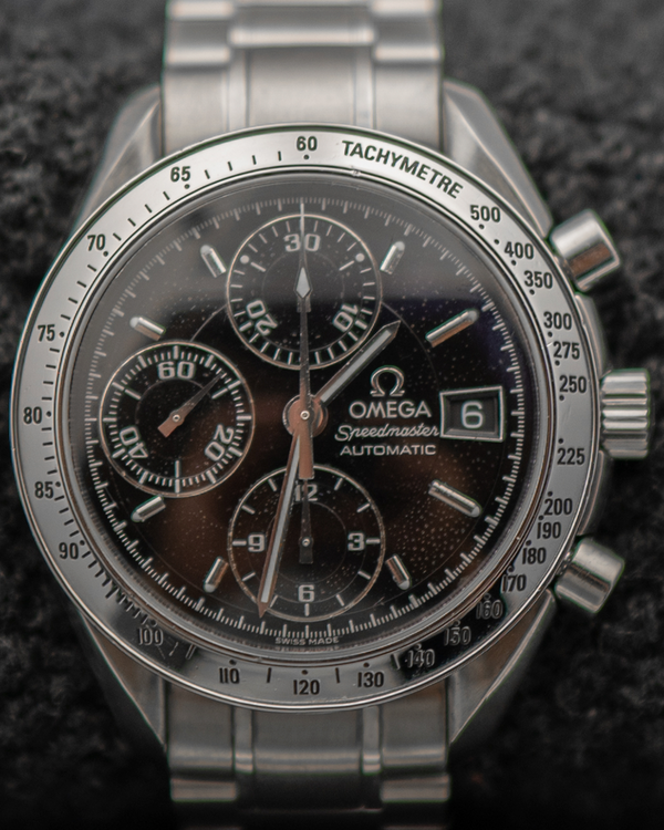 2006 Omega Speedmaster Date 39MM Black Dial Steel Bracelet (3513.50)