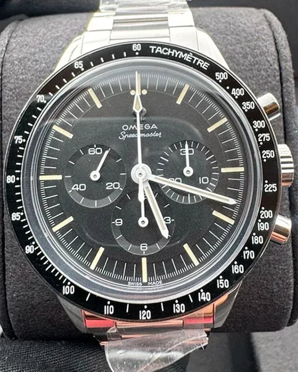 2025 Omega Speedmaster Calibre 321 39.7MM Black Dial Steel Bracelet (311.30.40.30.01.001)