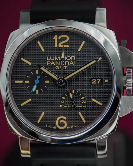 2020 Panerai Luminor 1950 3 Days 42MM Black Dial Rubber Strap (PAM01537)