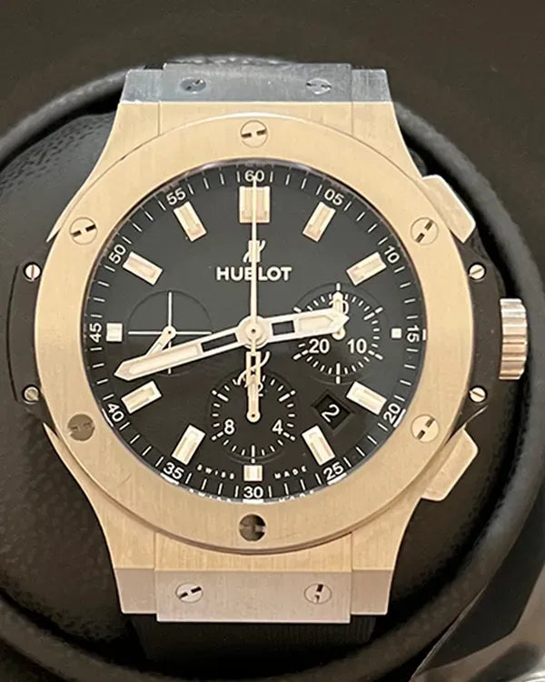 2019 Hublot Big Bang Chronograph 44MM Black Dial Rubber Strap (301.SX.1170.RX)