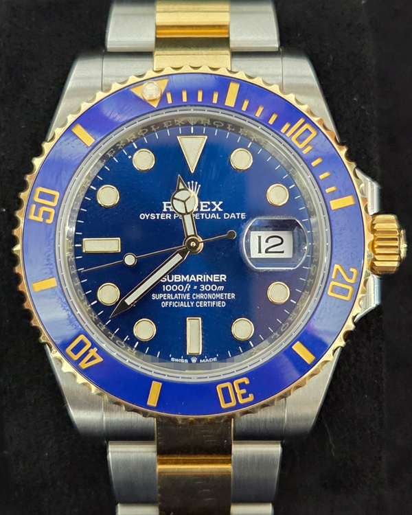 2021 Rolex Submariner Date "Bluesy" 41MM Blue Dial Two-Tone Oyster Bracelet (126613LB)