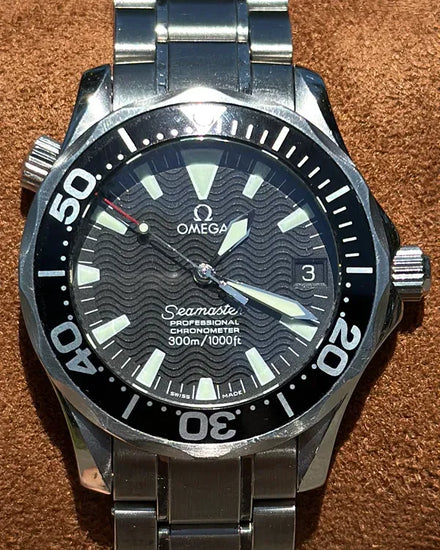 2006 Omega Seamaster Diver 300M 36.25MM Black Dial Steel Bracelet (2252.50.00)