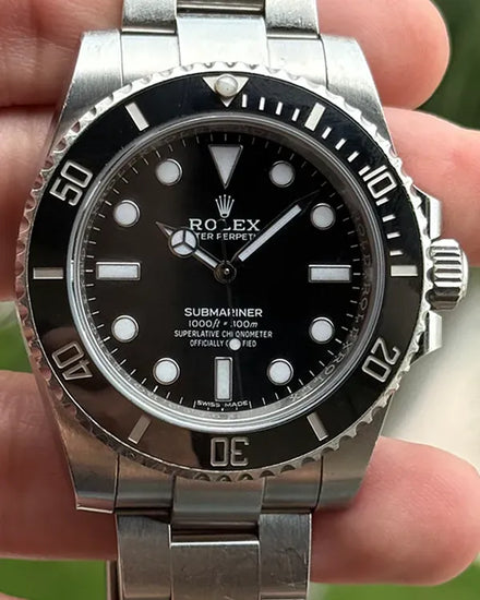 Rolex Submariner No-Date 40MM Black Dial Oyster Bracelet (114060)