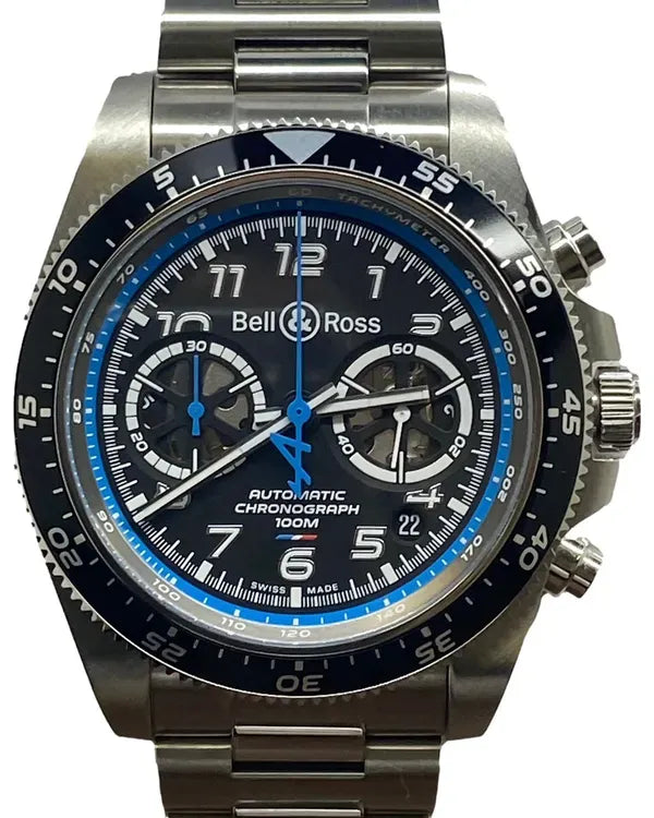 Bell & Ross BR V3 "Alpine" L.E. 43MM Black Dial Steel Bracelet (BRV394-A521/SST)
