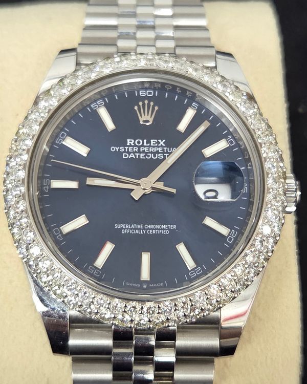 2021 Rolex Datejust 41MM Blue Dial Jubilee Bracelet (126300)