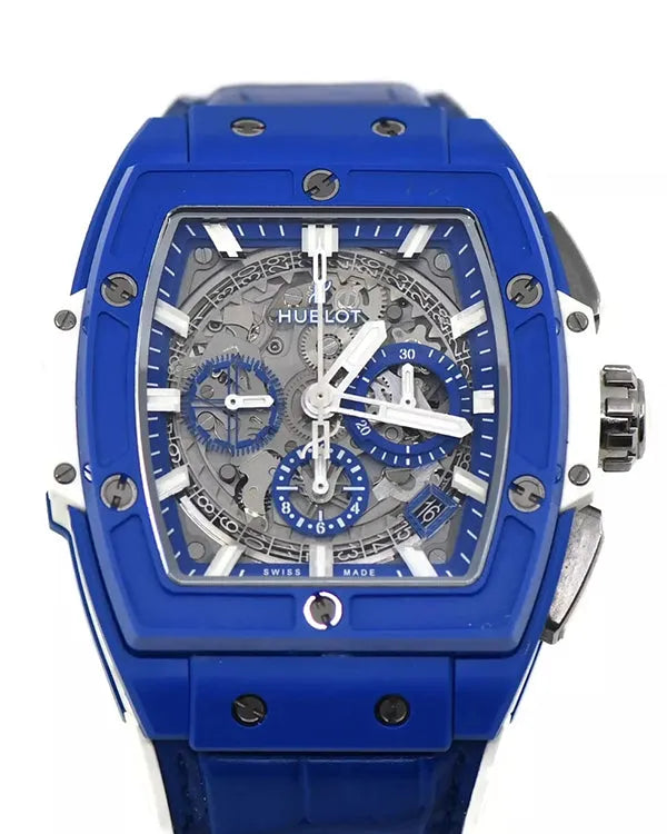 Hublot Spirit Of Big Bang L.E. 42MM Skeleton Dial Leather Strap (641.EX.5129.LR)