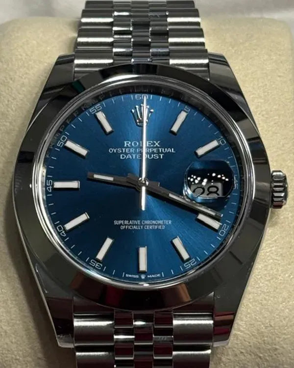 2025 Rolex Datejust 41MM Blue Dial Jubilee Bracelet (126300)