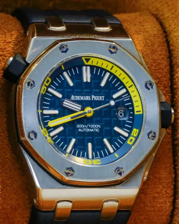 2017 Audemars Piguet Royal Oak Offshore Diver 42MM Blue Dial Rubber Strap (15710ST.OO.A027CA.01)