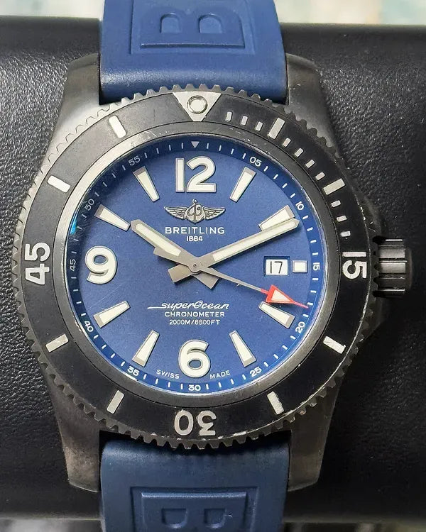 Breitling Superocean II 46MM Blue Dial Rubber Strap (M17368)