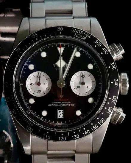 2022 Tudor Black Bay Chrono 41MM Black Dial Steel Bracelet (79360N)