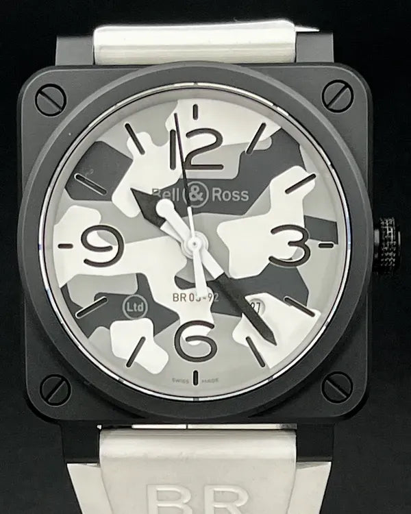 Bell & Ross BR 03-92 L.E. 42MM Camo Dial Rubber Strap (BR0392-CG-CE/SCA)