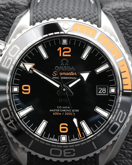 2023 Omega Seamaster Planet Ocean 600M 43.5MM Black Dial Rubber Strap (215.32.44.21.01.001)