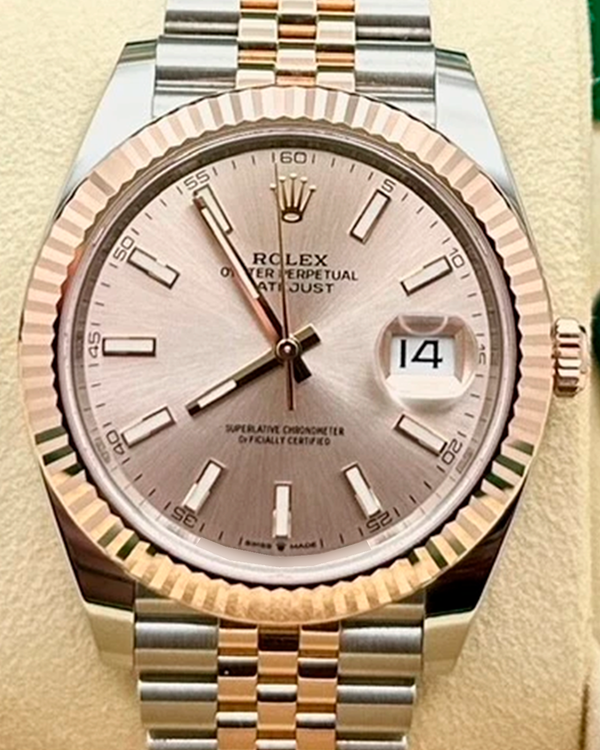 2025 Rolex Datejust 41MM Sundust Dial Two-Tone Jubilee Bracelet (126331)