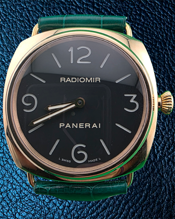 2009 Panerai Radiomir Base L.E. 45MM Black Dial Leather Strap (PAM00231)