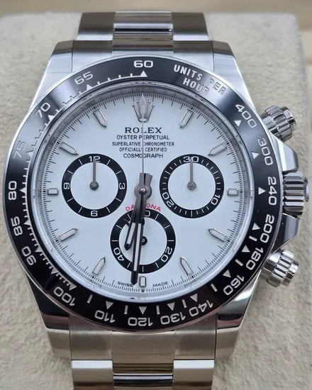 2024 Rolex Cosmograph Daytona 40MM White "Panda" Dial Oyster Bracelet (126500LN)