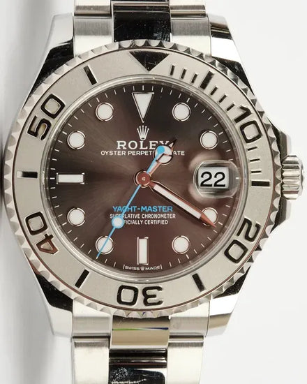 2021 Rolex Yacht-Master 37MM Rhodium Dial Oyster Bracelet (268622)
