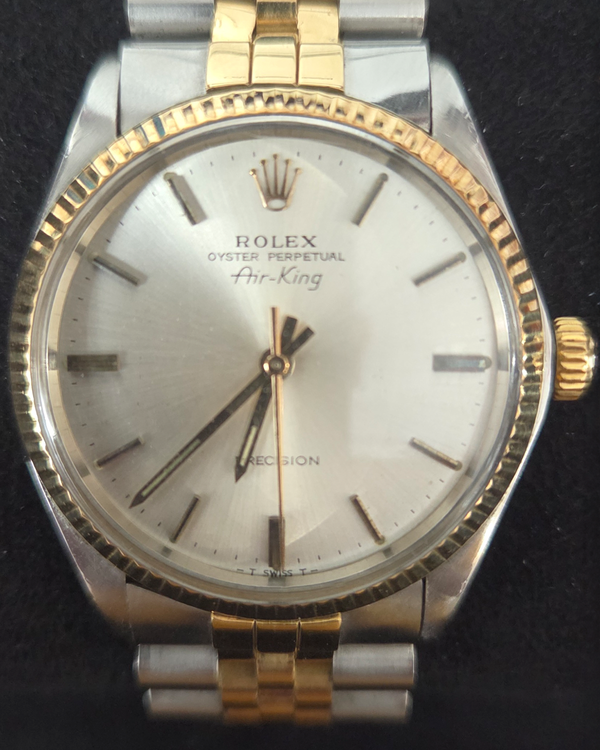 Rolex Air-King 34MM Silver Dial Two-Tone Jubilee Bracelet (5501)