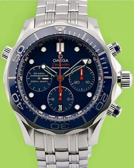 Omega Seamaster Diver 300M 44MM Blue Dial Steel Bracelet (212.30.44.50.03.001)