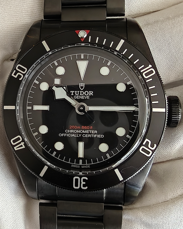 2016 Tudor Black Bay Heritage Dark 41MM Black Dial Steel Bracelet (79230DK)