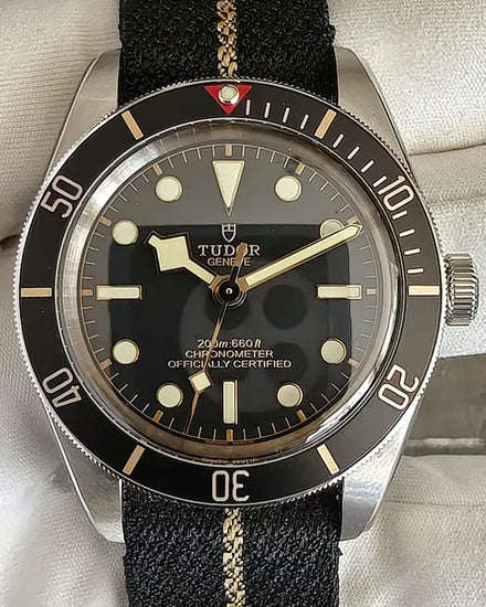 2022 Tudor Black Bay Fifty-Eight 39MM Black Dial Textile Strap (79030N)