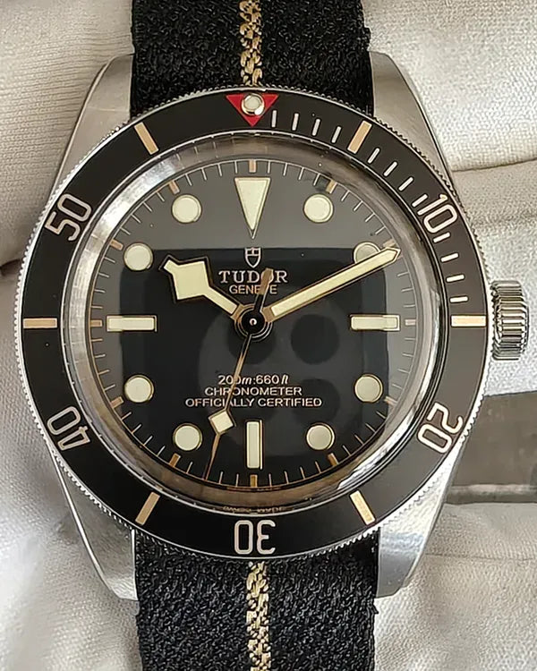 2022 Tudor Black Bay Fifty-Eight 39MM Black Dial Textile Strap (79030N)