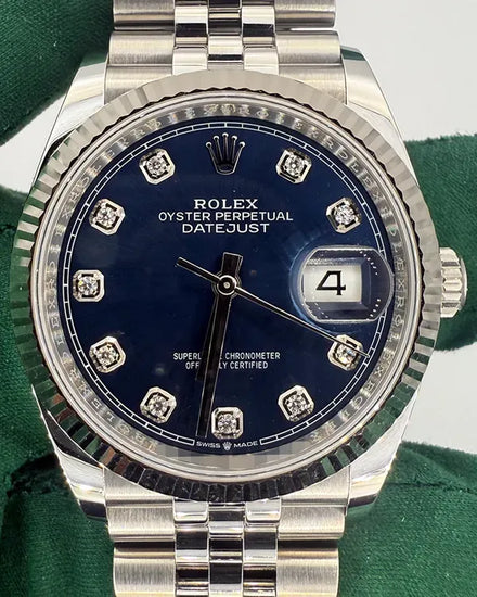 2023 Rolex Datejust 36MM Blue Dial Jubilee Bracelet (126234)
