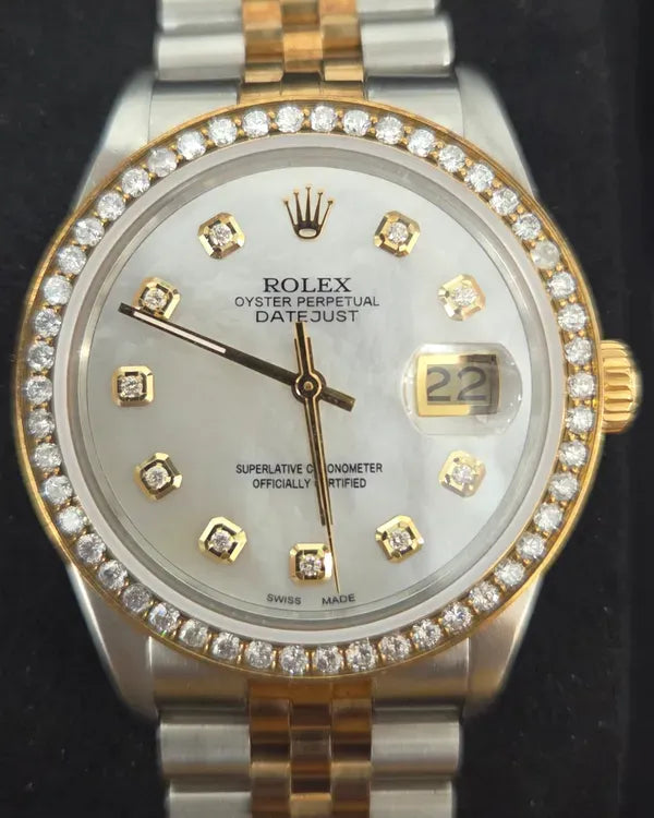 Rolex Datejust 36MM Mother of Pearl Dial Two-Tone Jubilee Bracelet (116233)