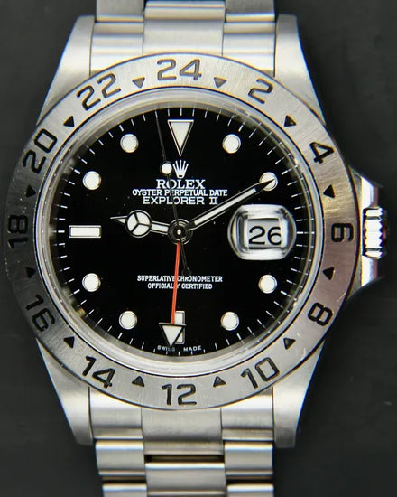 2004 Rolex Explorer II 40MM Black Dial Oyster Bracelet (16570)