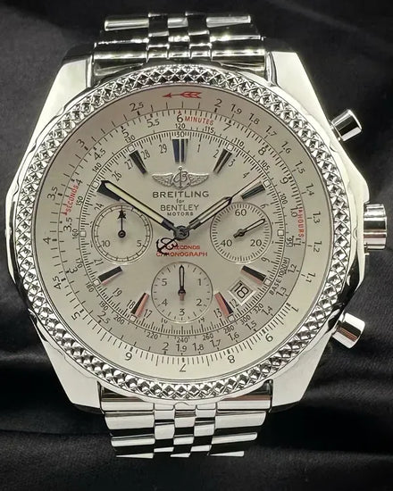 Breitling Bentley Motors Chronograph S.E. 48.7MM Silver Dial Steel Bracelet (A2536212/G552)