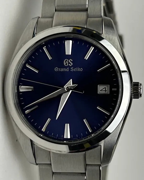 2022 Grand Seiko Heritage 37MM Quartz Blue Dial Steel Bracelet (SBGX265)