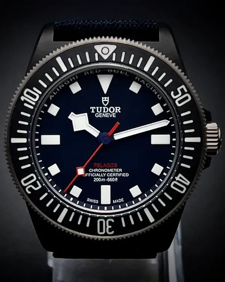 2024 Tudor Pelagos FXD "Alinghi Red Bull Racing" 42MM Blue Dial Textile Strap (25707KN)