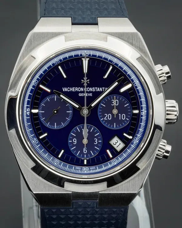 2018 Vacheron Constantin Overseas Chronograph 42.5MM Blue Dial Rubber Strap (5500V/110A-B148)