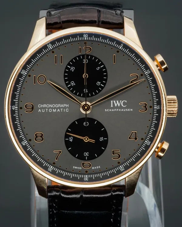 2025 IWC Schaffhausen Portugieser 41MM Grey Dial Leather Strap (IW371610)