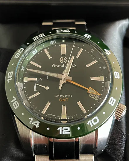 2020 Grand Seiko Sport GMT 40.5MM Green Dial Steel Bracelet (SBGE257)
