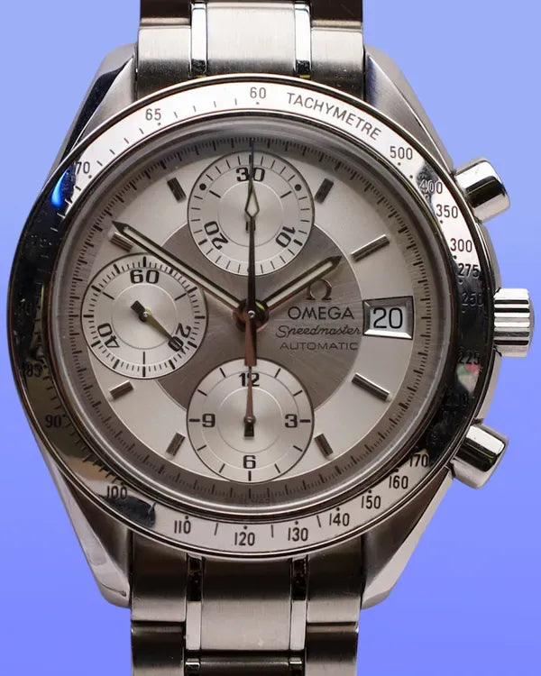 Omega Speedmaster Date 39MM Silver Dial Steel Bracelet (3513.30.00)