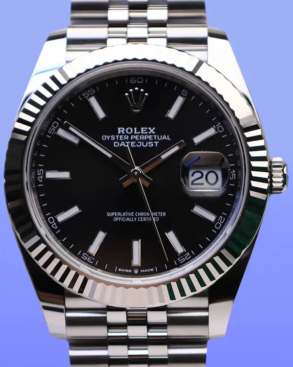 2025 Rolex Datejust 41MM Black Dial Jubilee Bracelet (126334)