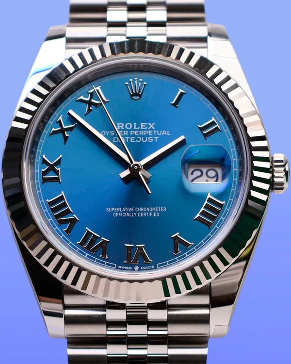 2025 Rolex Datejust 41MM Blue Dial Jubilee Bracelet (126334)