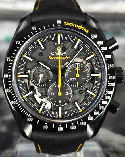 2021 Omega Speedmaster Dark Side of the Moon "Apollo 8" 44.25MM Black Dial Leather Strap (311.92.44.30.01.001)