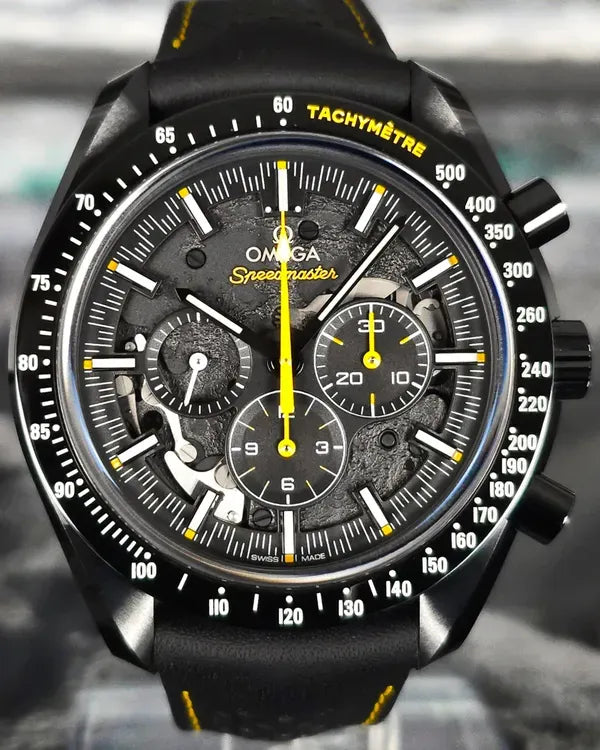 2021 Omega Speedmaster Dark Side of the Moon "Apollo 8" 44.25MM Black Dial Leather Strap (311.92.44.30.01.001)