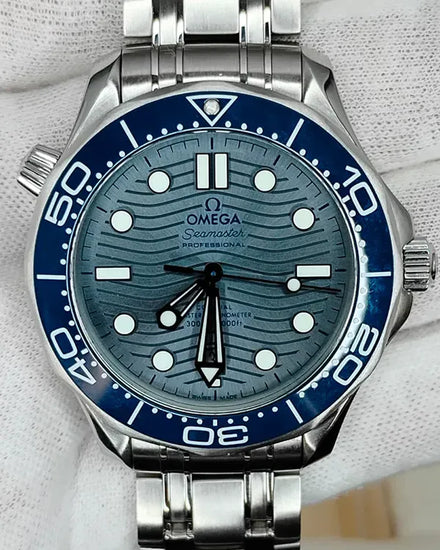 2019 Omega Seamaster Diver 300M 42MM Grey Dial Steel Bracelet (210.30.42.20.06.001)