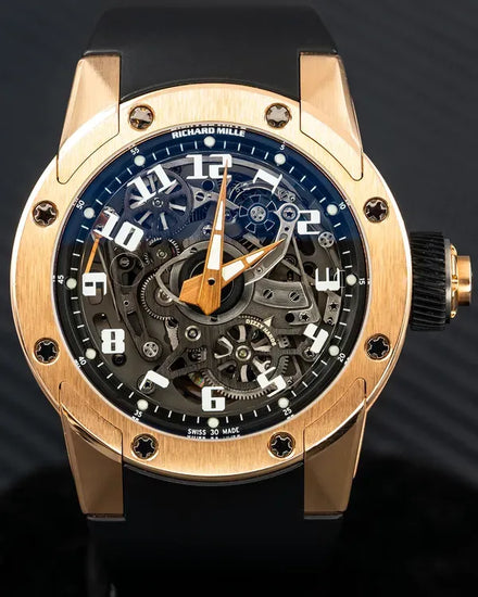2019 Richard Mille RM 63 Dizzy Hands 42.7MM Skeleton Dial Rubber Strap (RM 63-01)