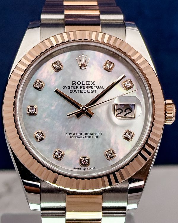 2021 Rolex Datejust 41MM Mother of Pearl Dial Two-Tone Oyster Bracelet (126331)