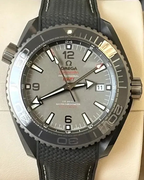 2023 Omega Seamaster Planet Ocean 600M "Dark Grey" 45.5MM Grey Dial Textile Strap (215.92.46.22.99.002)